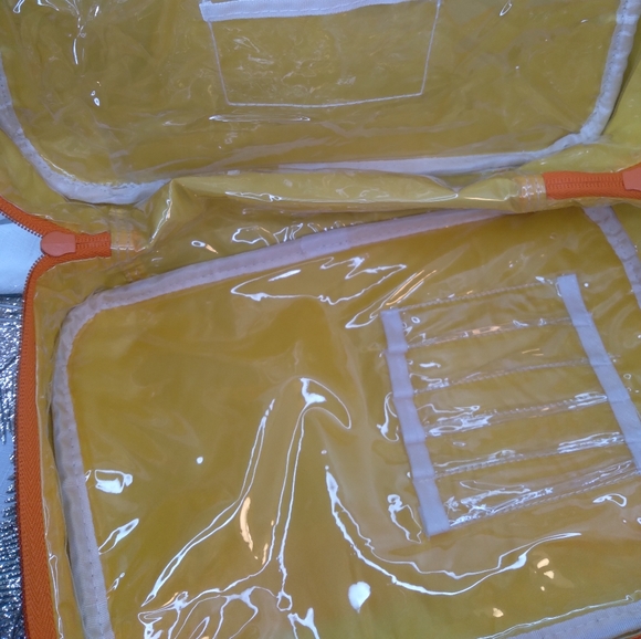 Funky colored large cosmetic bag - Picture 7 of 8